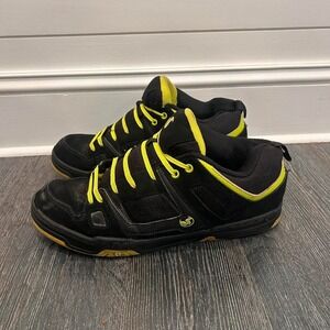 DVS Men's Gambol Skate Shoe BLACK LIME